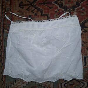 Abercrombie & Fitch White Lace Camisole